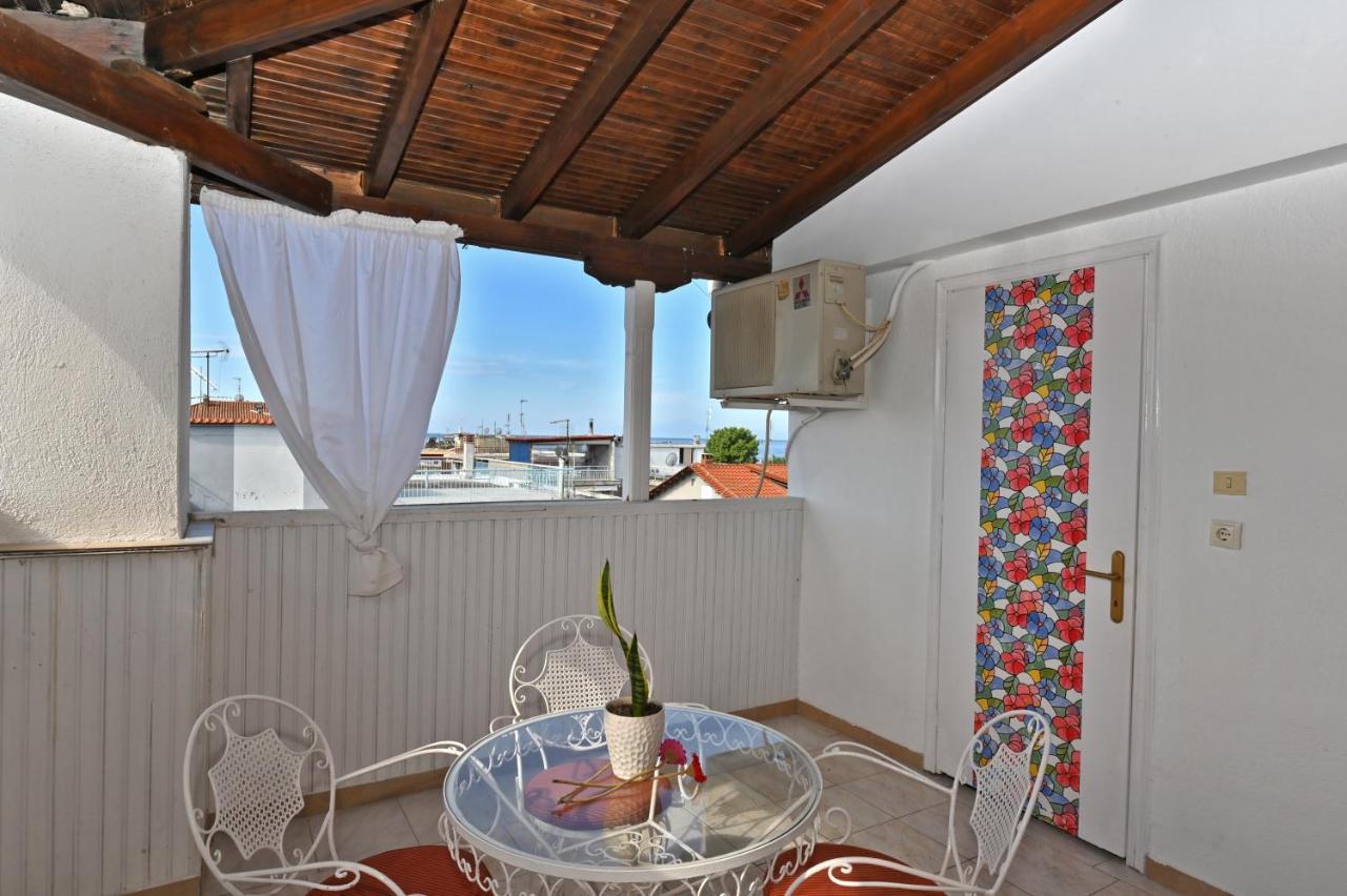 פראליה דיוניסיו Dionisos Palms Apartments מראה חיצוני תמונה